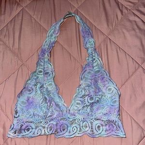 Blue and purple bralette